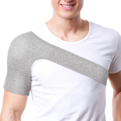 Adjustable Double Shoulder Protection Sports Pads Fitness Protective Brace For Health Care Braces Supports Adjustable Straps